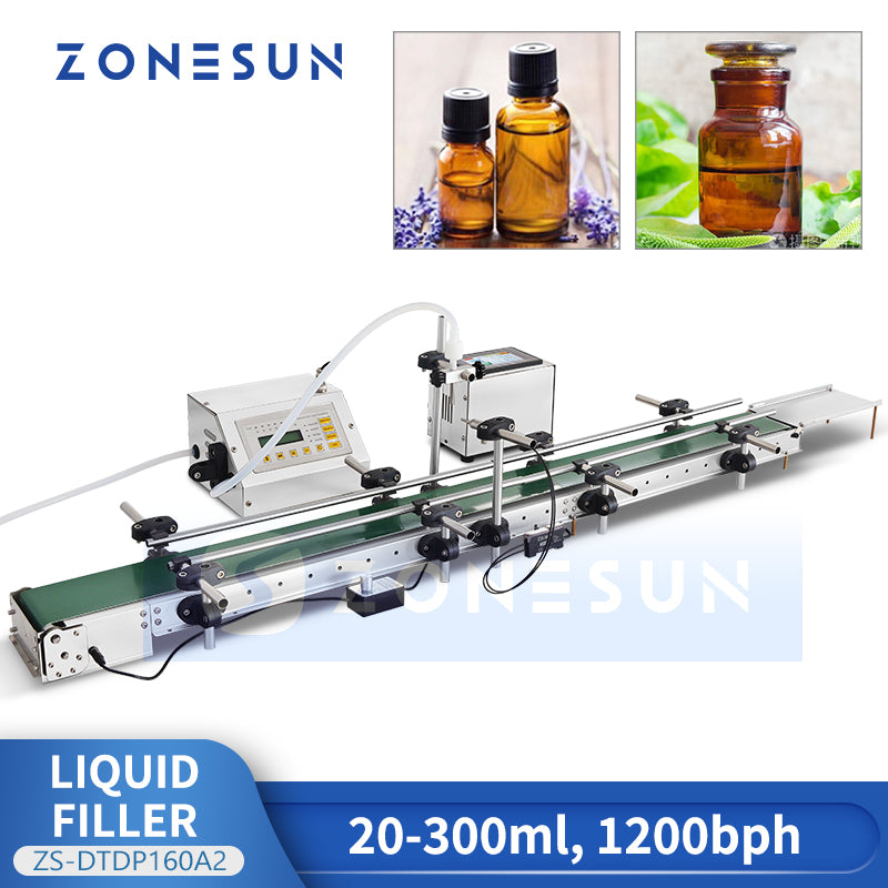 ZONESUN ZS-DTYT160A2 Automatic Liquid Filling Conveyor System for Small Batch Production