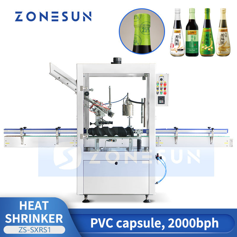 ZONESUN ZS-SXRS1 Automatic PVC Capsule Heat Shrinker for Wine Bottles Sealing