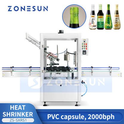 ZONESUN ZS-SXRS1 Automatic PVC Capsule Heat Shrinker for Wine Bottles Sealing
