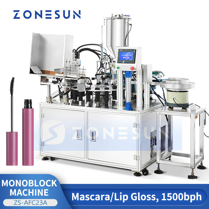 ZONESUN ZS-AFC23A Automatic Mascara Packaging Machine for Cosmetic