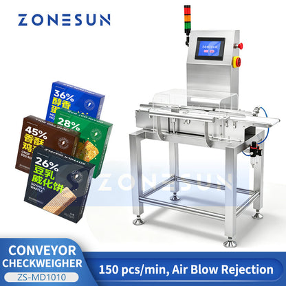 ZONESUN ZS-MD1010 Automatic Checkweigher with Rejection