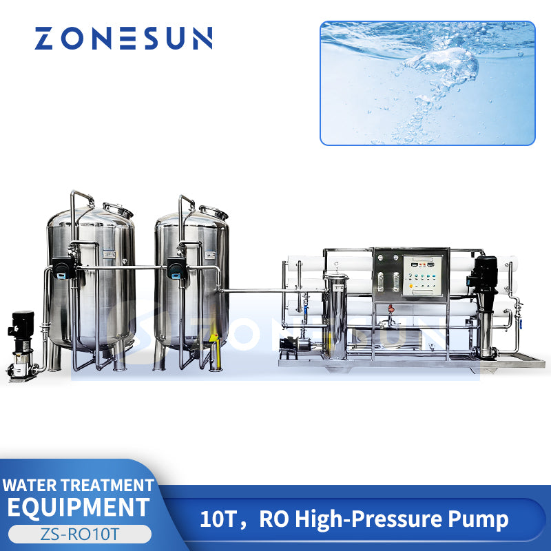 ZONESUN ZS-RO10T: Large Capacity Industrial Reverse Osmosis Water Purification System