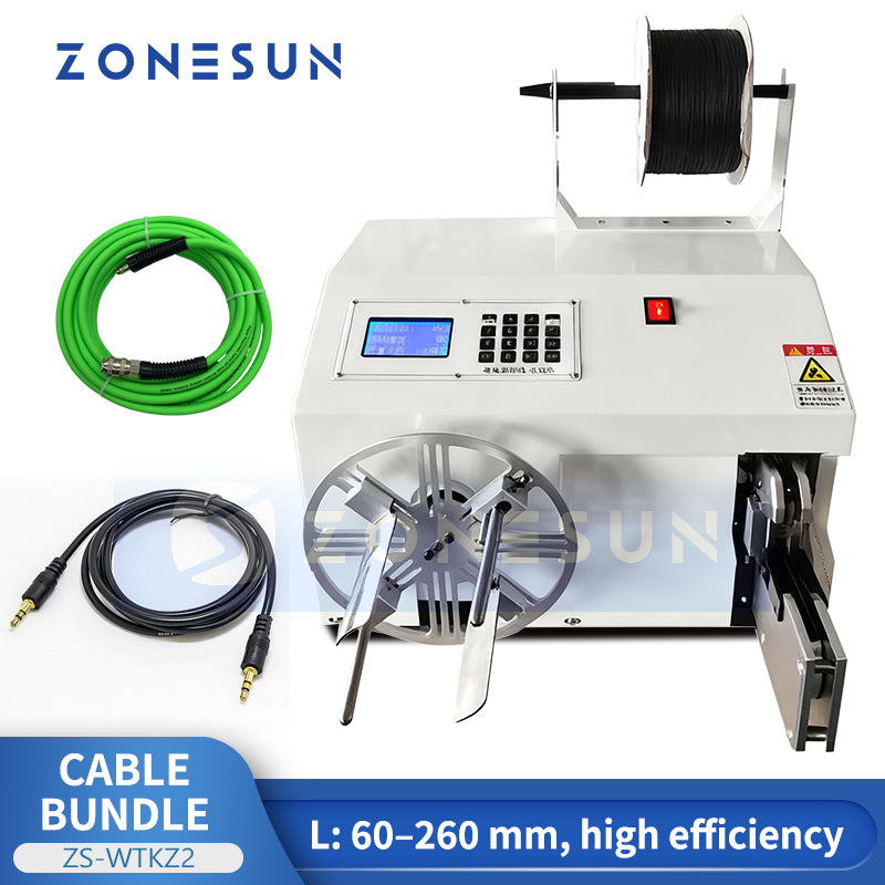 ZONESUN ZS-WTKZ2 Fully Automatic Cable Winding and Binding Machine for Wire Harness Production