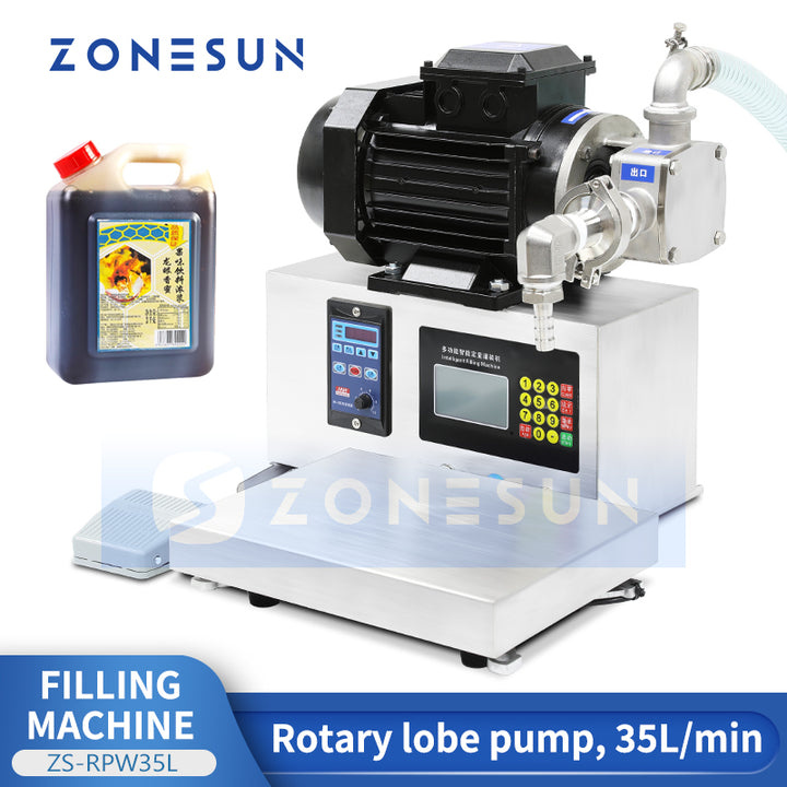 Zonesun ZS-RPW35L Bucket Tabletop Filling Weighing Machine