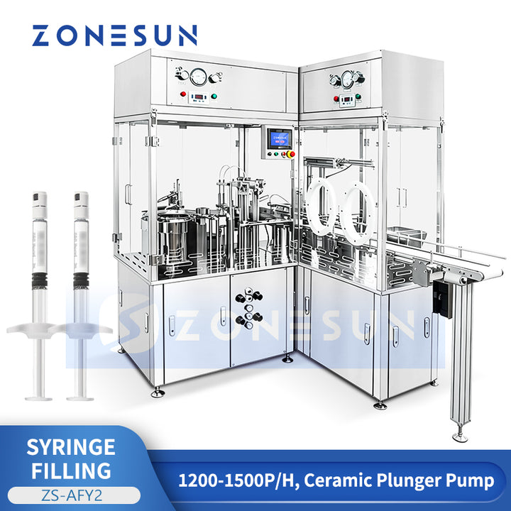 ZONESUN ZS-AFY2 Automatic Prefilled Syringe Filling Stoppering Machine
