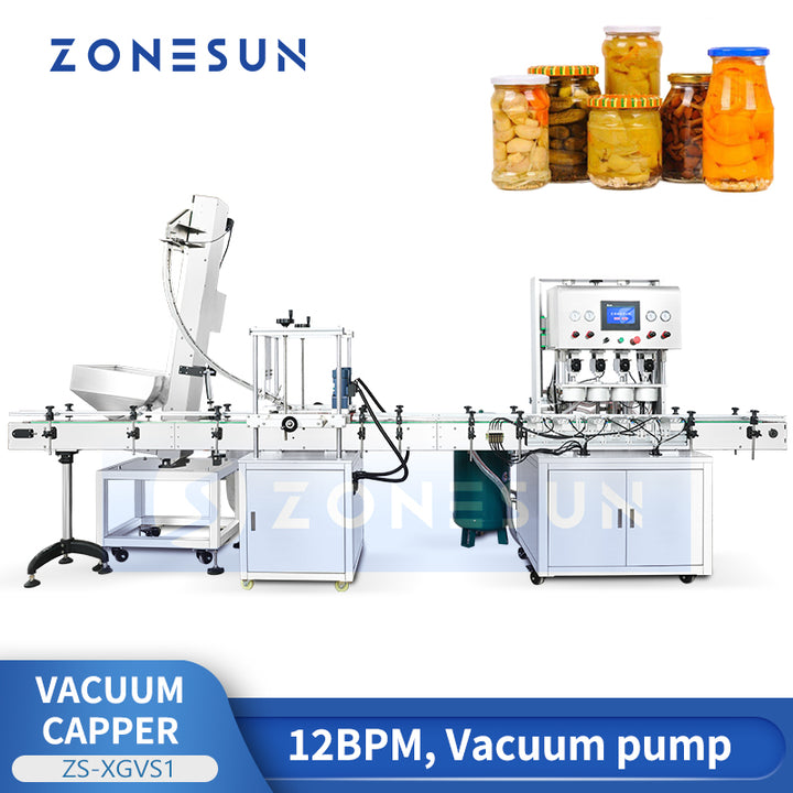 Zonesun ZS-XGVS1 Automatic Vacuum Capping Machine