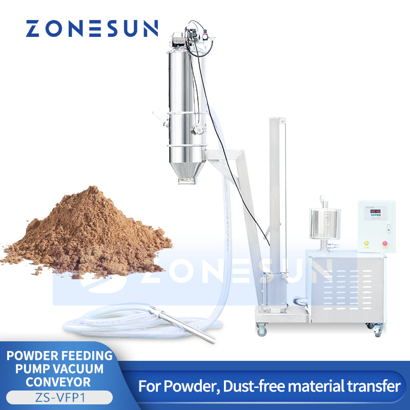 ZONESUN ZS-VFP1  Automatic Vacuum Powder Feeding Pump Transporting Machine|Material Feeder