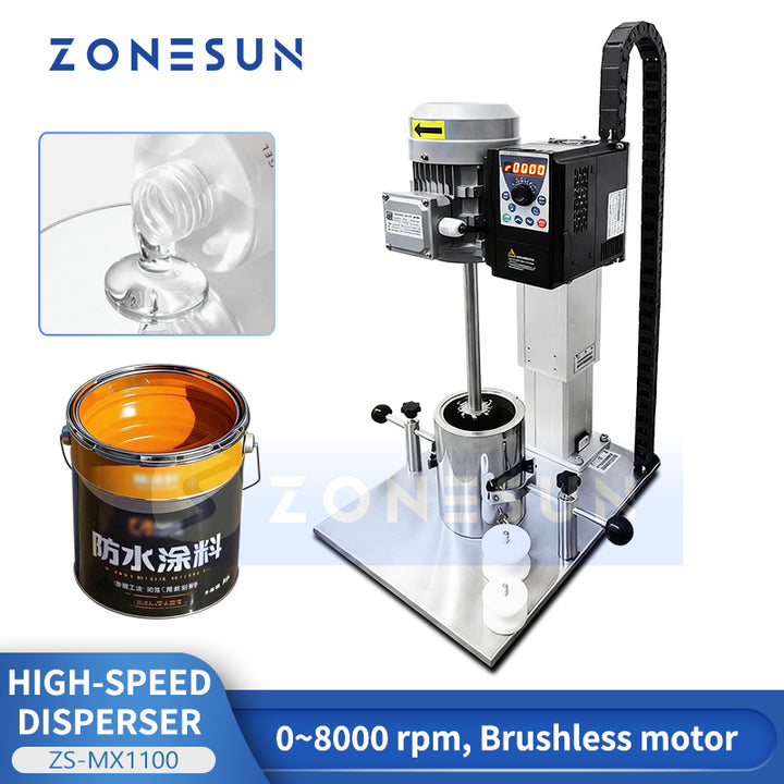 ZONESUN ZS-MX1100 Laboratory Electric Lift High Speed Disperser Mixer