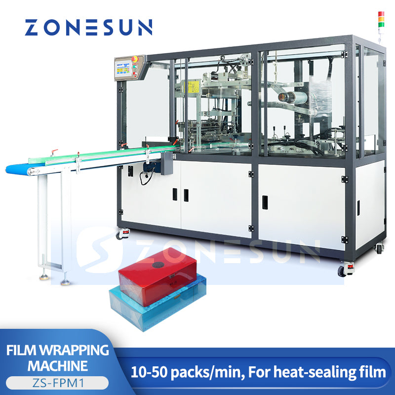 Zonesun ZS-FPM1 Boost packaging efficiency with our automatic cellophane wrapping machine