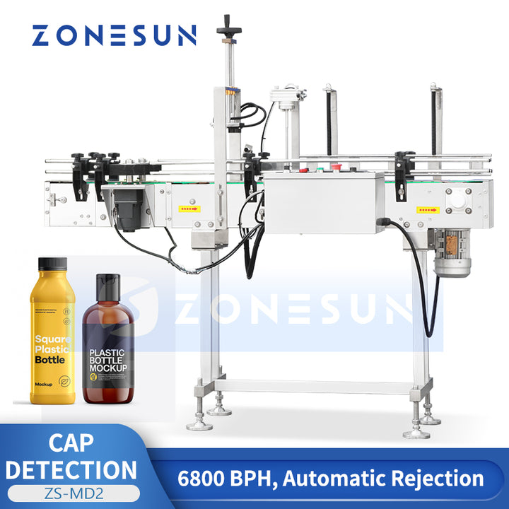 ZONESUN ZS-MD2 Automatic Bottle Cap Detection and Rejection Machine