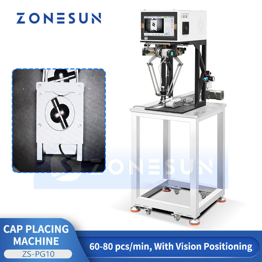 Robotic Precision: ZONESUN ZS-PG10 Automatic Perfume Sample Assembly & Laser Marking Line