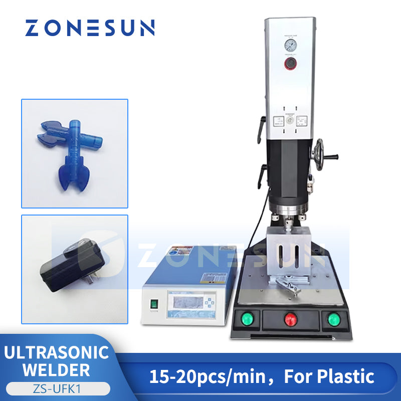 ZONESUN ZS-UFK1 Ultrasonic Welding Machine for Plastic Textile and Non-Woven Materials with Real-Time Tracking and Stable Operation