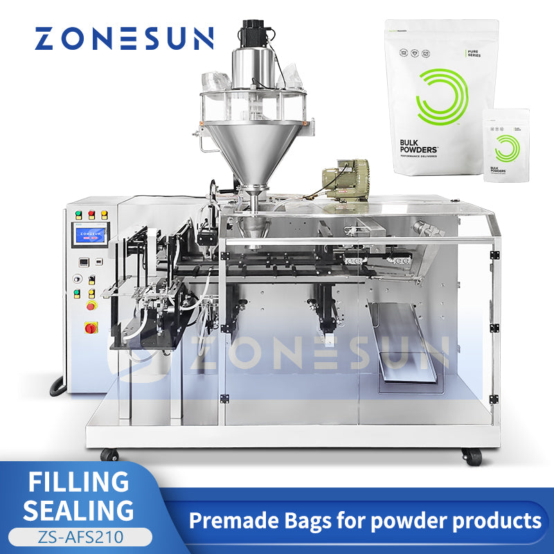 ZONESUN ZS-AFS210 Automatic Powder Doypack Bag Filling Sealing Machine