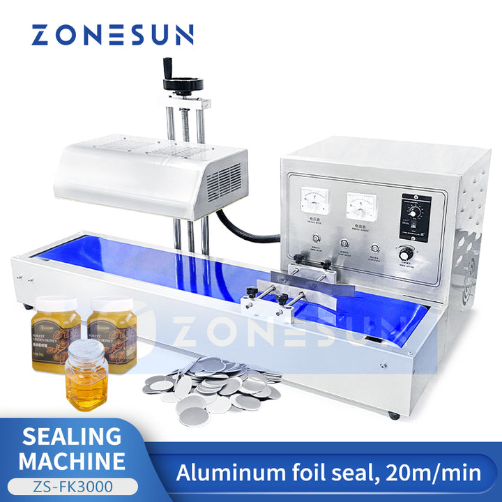 Zonesun ZS-FK3000 Tabletop Continuous Induction Sealer for Foil Sealing
