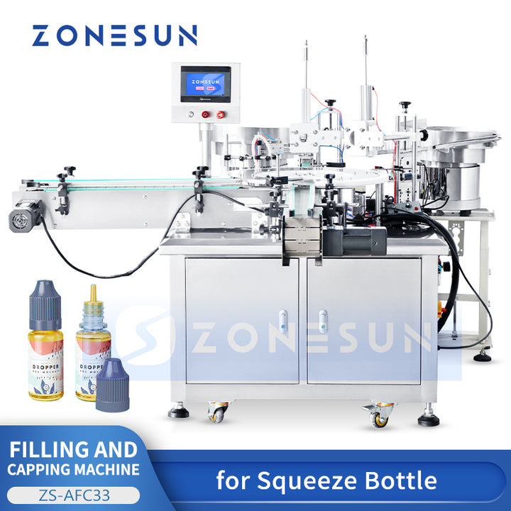 Zonesun ZS-AFC33 Monoblock Filling & Capping Machine | Lubricating Oil Squeeze
