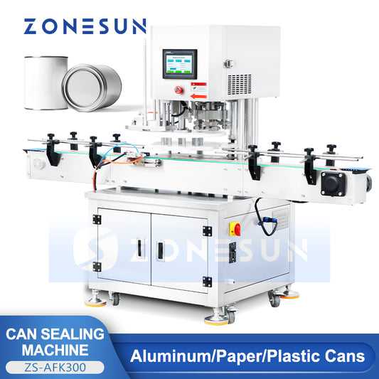 ZONESUN ZS-AFK300 Automatic Can Sealing Machine Can Seaming Machine Tin Sealer