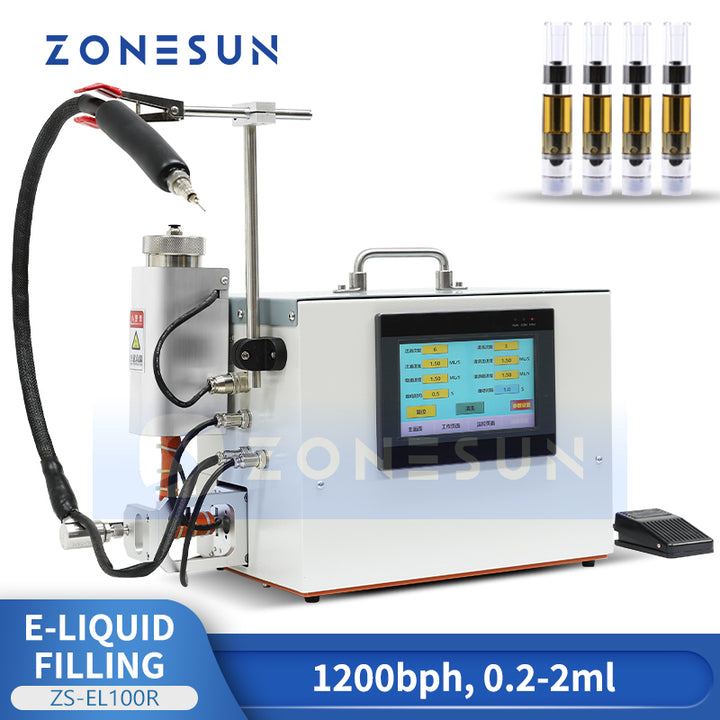 Zonesun ZS-EL100R 0.2-2ml Oil Small Bottle Thick Liquid Filling Machine