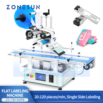 Etiquetadora automática de superficie plana ZONESUN ZS-TB150PB 