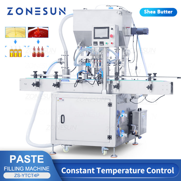 ZONESUN ZS-YTCT4P Automatic Constant Temperature Paste Filling Machine