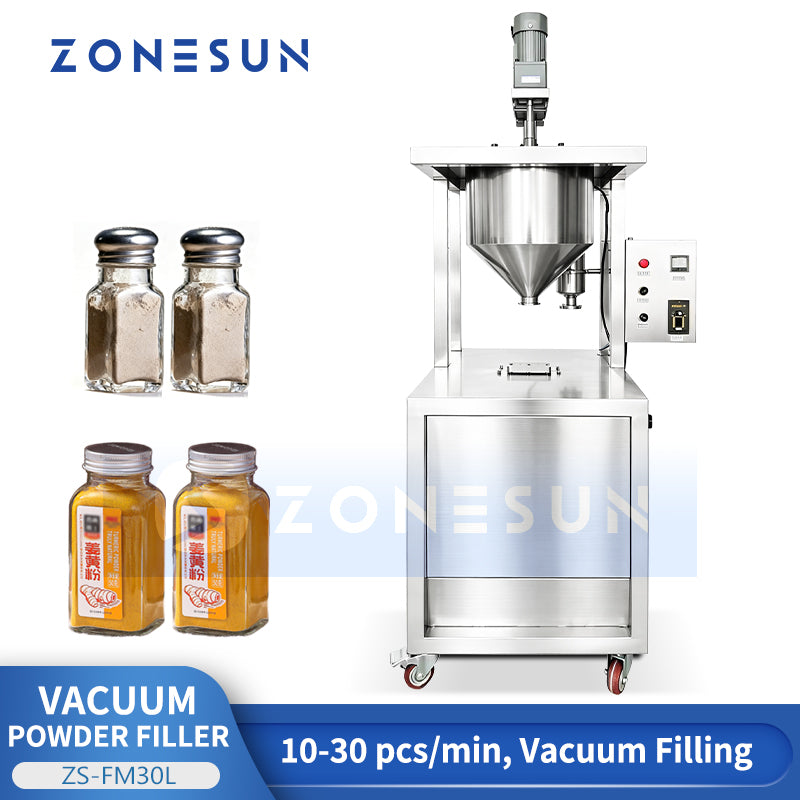 ZONESUN ZS-FM30L Vacuum Powder Filling Machine for Ultra-Fine Powder