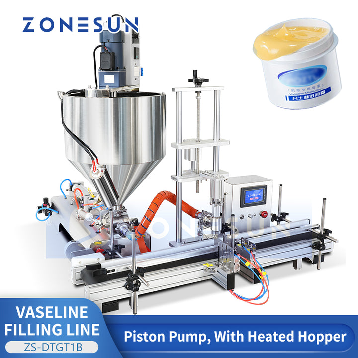 ZONESUN ZS-DTGT1B Automatic Small-Scale Jacketed Heated Vaseline Filling Machine