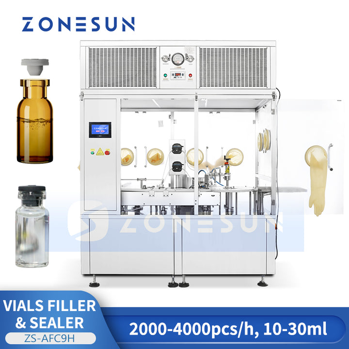 ZONESUN ZS-AFC9H Automatic Vial Filling and Stoppering Machine