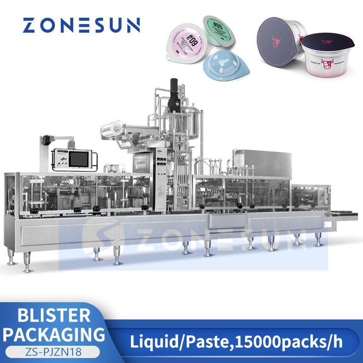 Zonesun ZS-PJZN18 Blister Cup Packing Machine Multiple Cup Packages