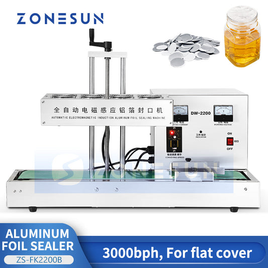 ZONESUN ZS-FK2200B Electromagnetic Induction Aluminum Foil Bottle Cap Sealing Machine