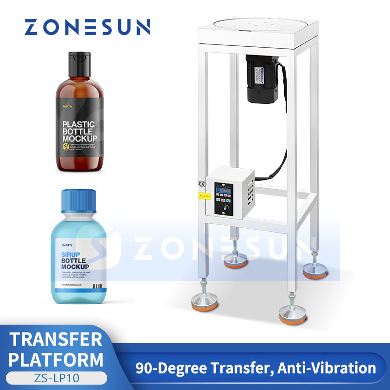 Smooth 90° Turns: ZONESUN ZS-LP10 Right-Angle Transfer Platform for Automated Production Lines