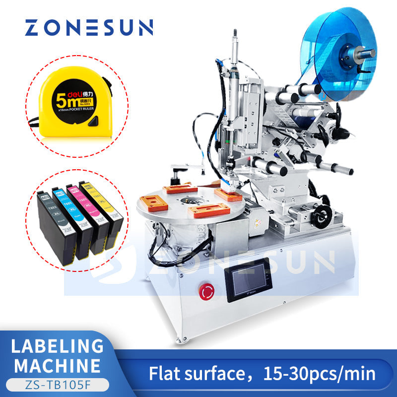 ZONESUN ZS-TB105F Semi-Automatic Flat Surface Automatic Labeling Machine