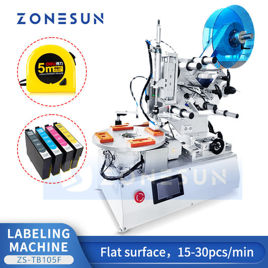 ZONESUN ZS-TB105F Semi-Automatic Flat Surface Automatic Labeling Machine