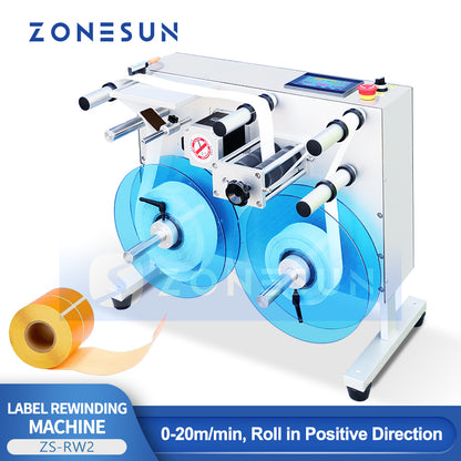 Zonesun ZS-RW2 Roll to Roll Label Rewinder