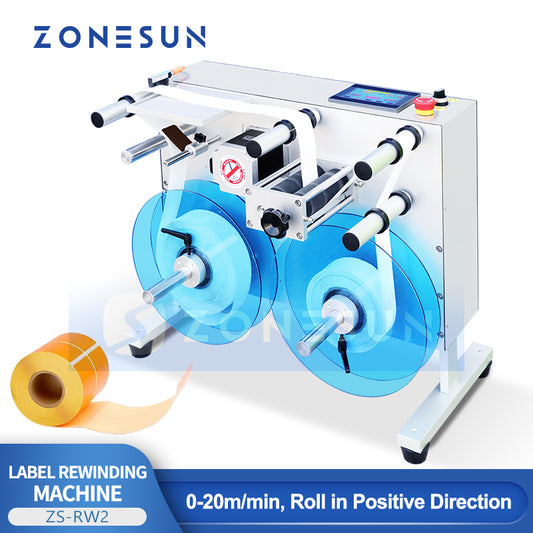 Zonesun ZS-RW2 Roll to Roll Label Rewinder