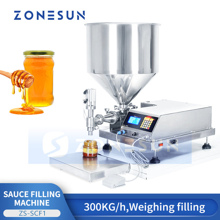 Zonesun ZS-SCF1 Sauce Weighing and Filling Machine