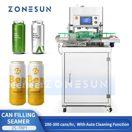 Pro Craft Beer Canning: ZONESUN ZS-TRP1 Automatic Mobile Can Filling & Seaming Machine
