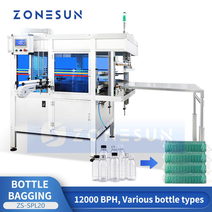 ZONESUN ZS-SPL20 Automatic Plastic Bottle Bagging Machine