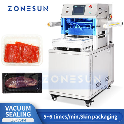 Zonesun ZS-VSP4 Vacuum Skin Packaging Machine for Food