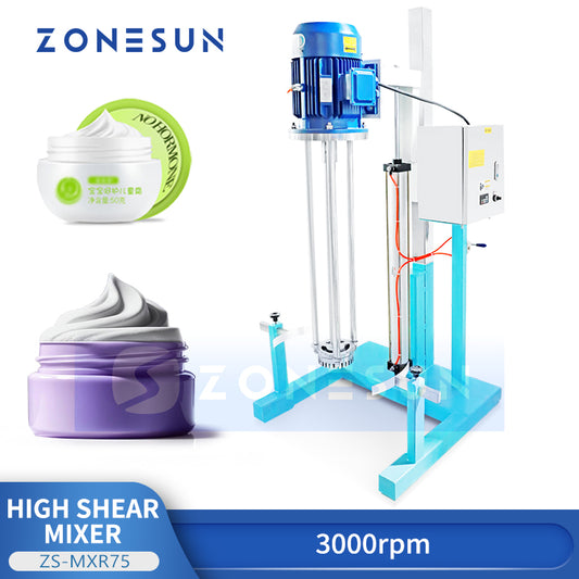 Zonesun ZS-MXR75 Pneumatic Lifting High Shear Mixer