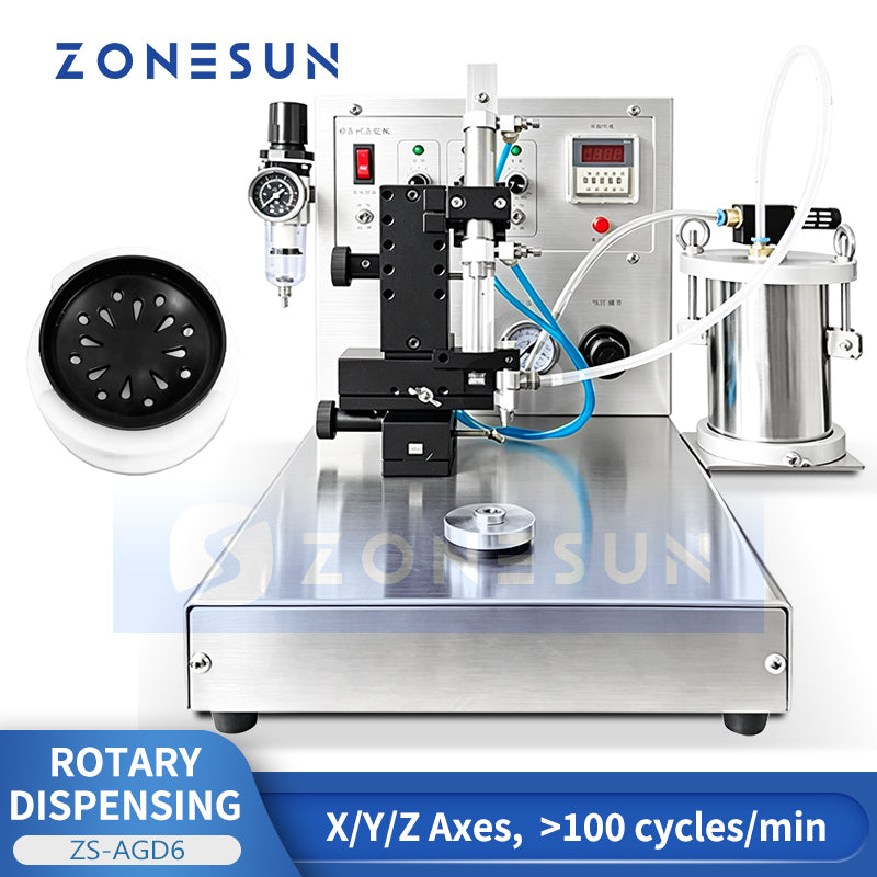 ZONESUN ZS-AGD6 Automatic 360° Rotary Precision Glue Dispensing Machine