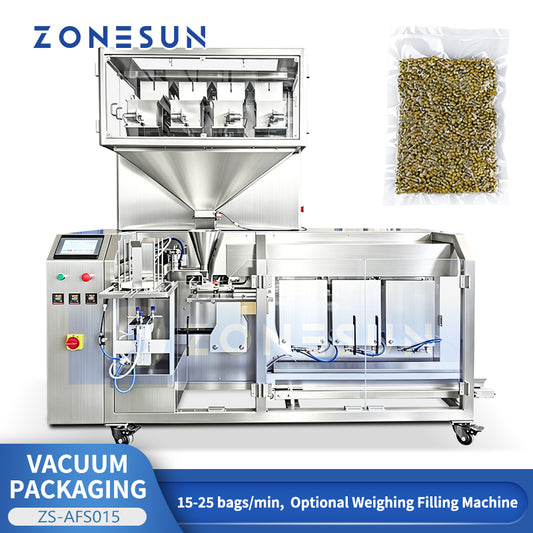 ZONESUN ZS-AFS015 Automatic Three Chamber Vacuum Pouch Packaging Machine