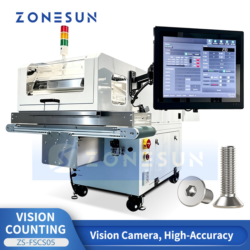 ZONESUN ZS-FSCS05 High-Accuracy Automatic Vision Counting Machine for Small Parts