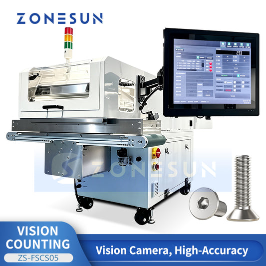ZONESUN ZS-FSCS05 High-Accuracy Automatic Vision Counting Machine for Small Parts