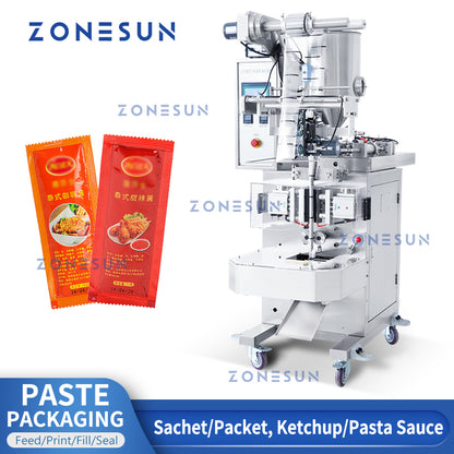 Automatic Paste Filling Sealing Machine With Date Printer