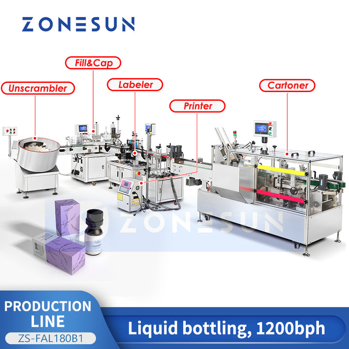 ZONESUN ZS-FAL180B1 Automatic Liquid Packaging Line