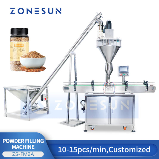 ZONESUN ZS-FM2A Automatic Powder Filling Machine with Auger Feeder