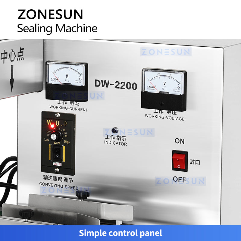 ZONESUN ZS-FK2200B Electromagnetic Induction Aluminum Foil Bottle Cap Sealing Machine