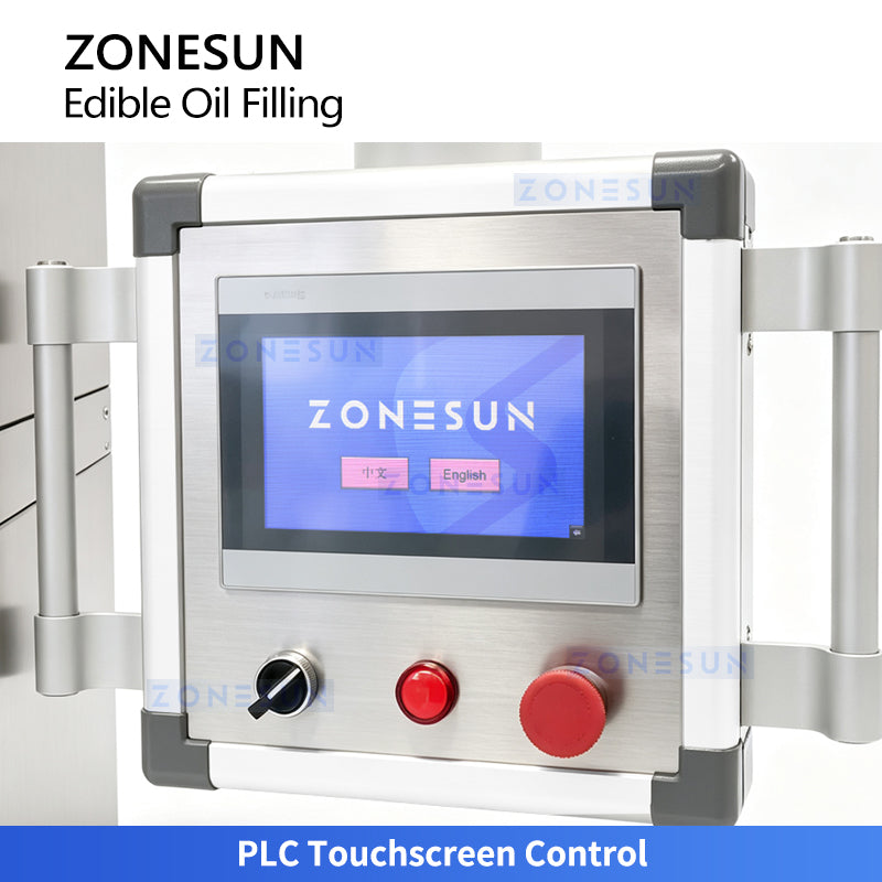 ZONESUN ZS-EVF03 Automatic 14 Head Servo Magnetic Pump Edible Cooking Oil Filling Machine