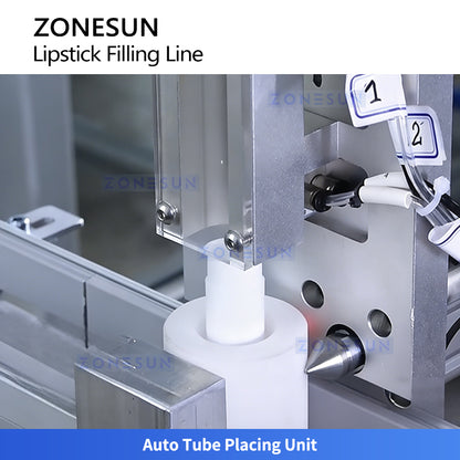 ZONESUN ZS-AFC6S Automatic Lipstick and Lip Balm Filling Line for Cosmetic Production