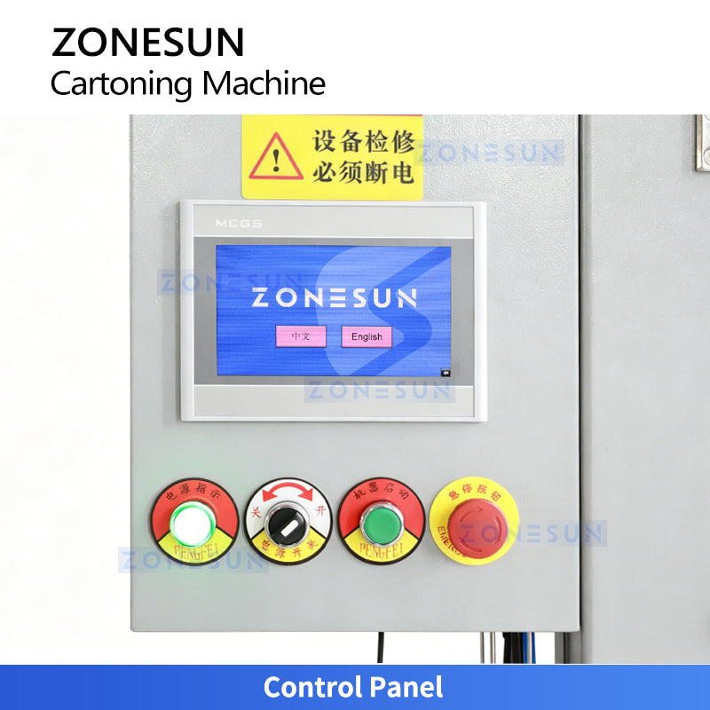 High Efficiency: ZONESUN ZS-CPL2 Automatic Case Packer for Bottles & Jars | End-of-Line Packaging