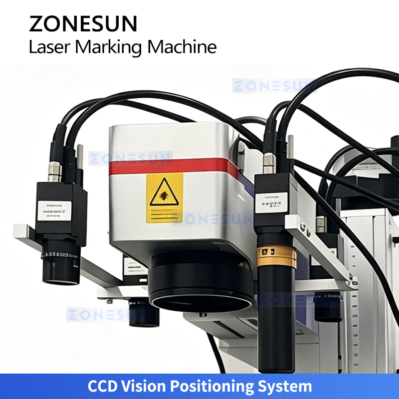 ZONESUN ZS-LMC2 Automatic CCD Vision Positioning Laser Marking Machine for QR Code Logo